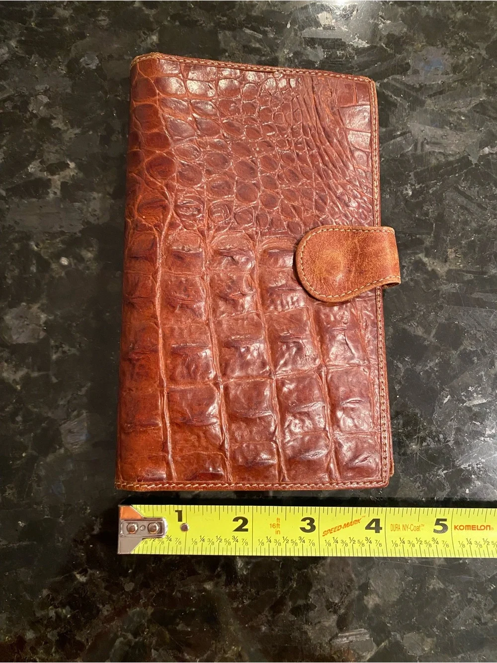 Joan & David Leather, Croc-Embossed  Wallet/Billfold.